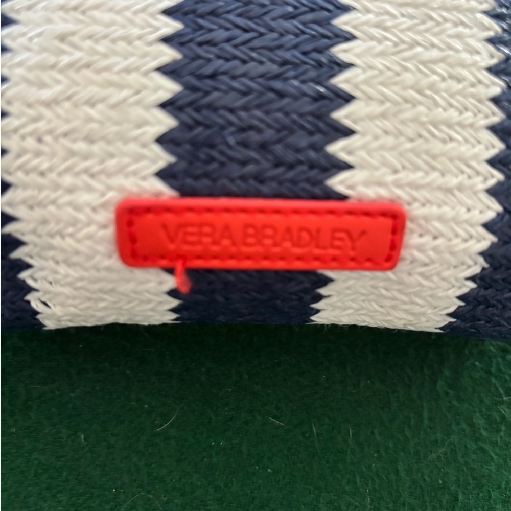 Vera Bradley Raffia nautical wristlet - Picture 4 of 6